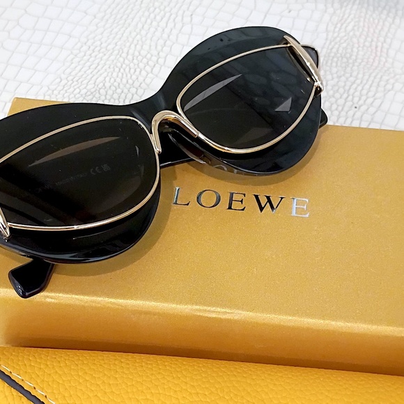 Rare New (Unused) Loewe Double Frame LW40119I Black - Picture 4 of 15